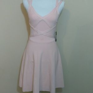 Guess Women's Double strap Fit N Flare dress